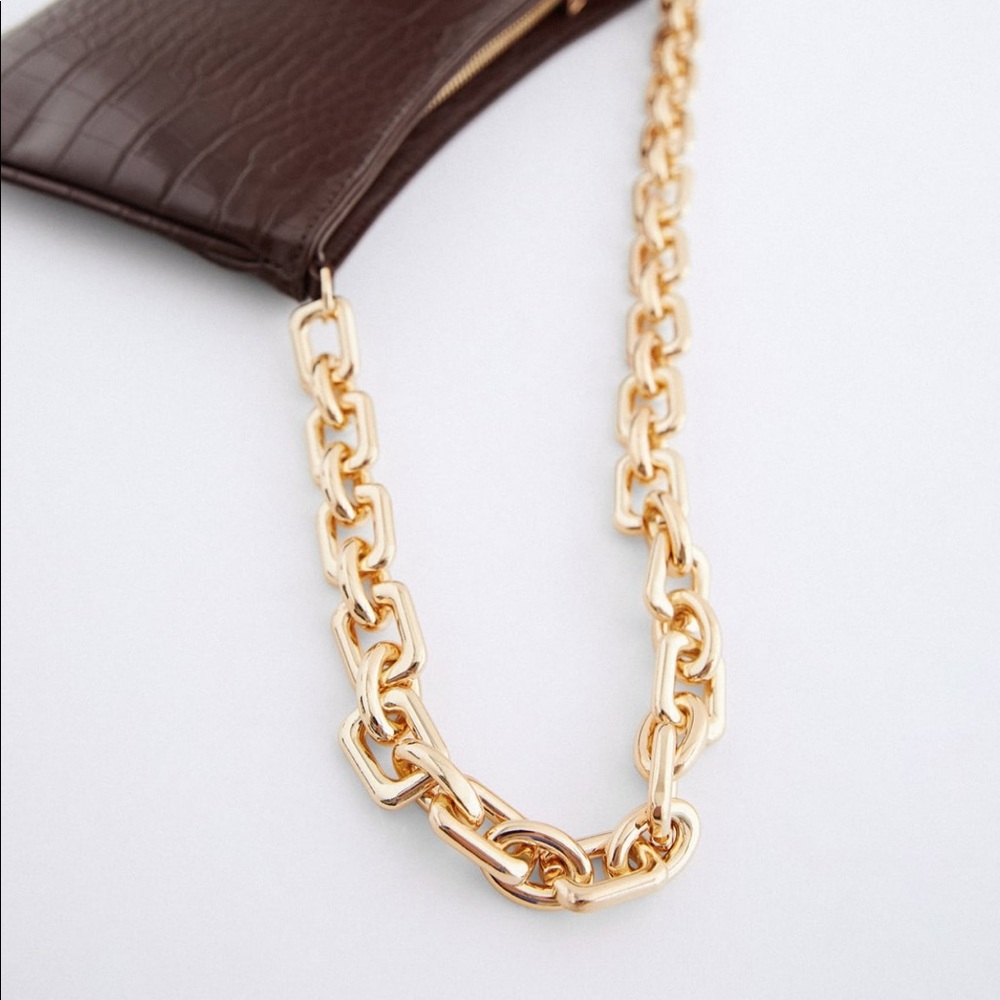 Zara faux leather chain bag - Picture 11 of 14